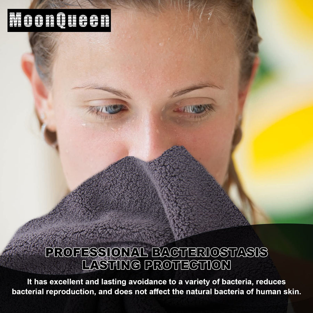 MOONQUEEN accesorio de baño en microfibra gris