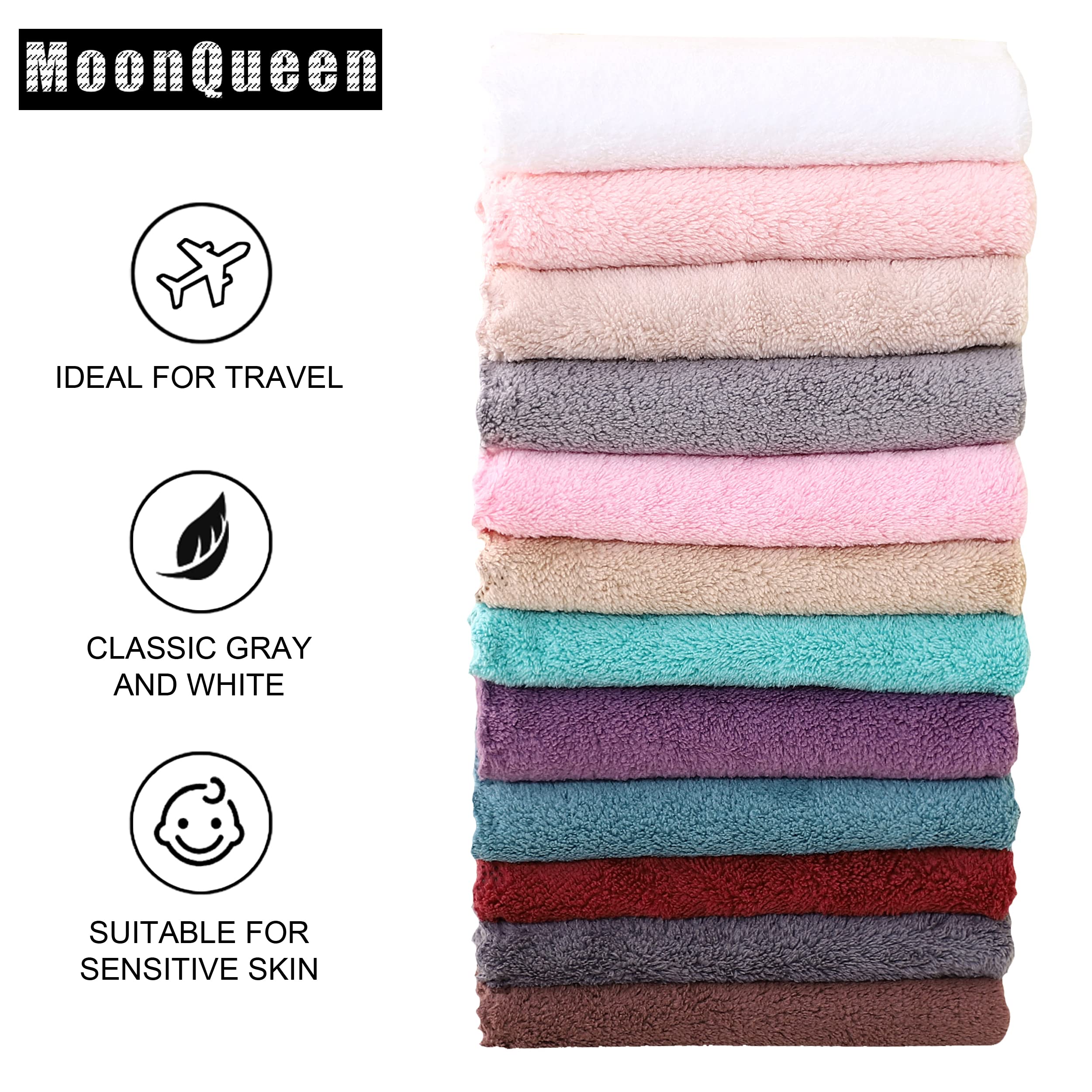 MOONQUEEN toallas multicolores para combinar con tu rutina cosmética