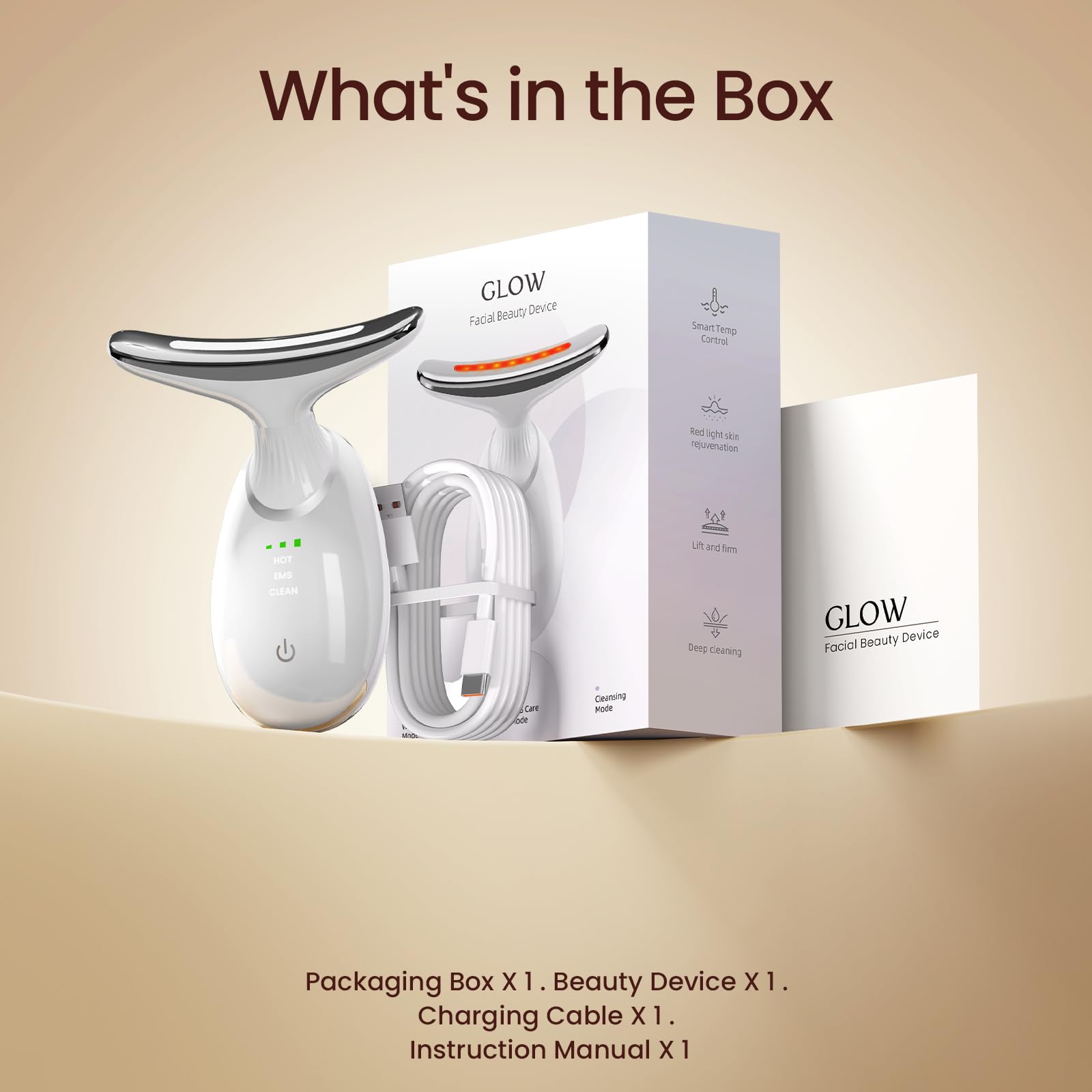 MoonTix USB rechargeable design for portable skincare sessions.