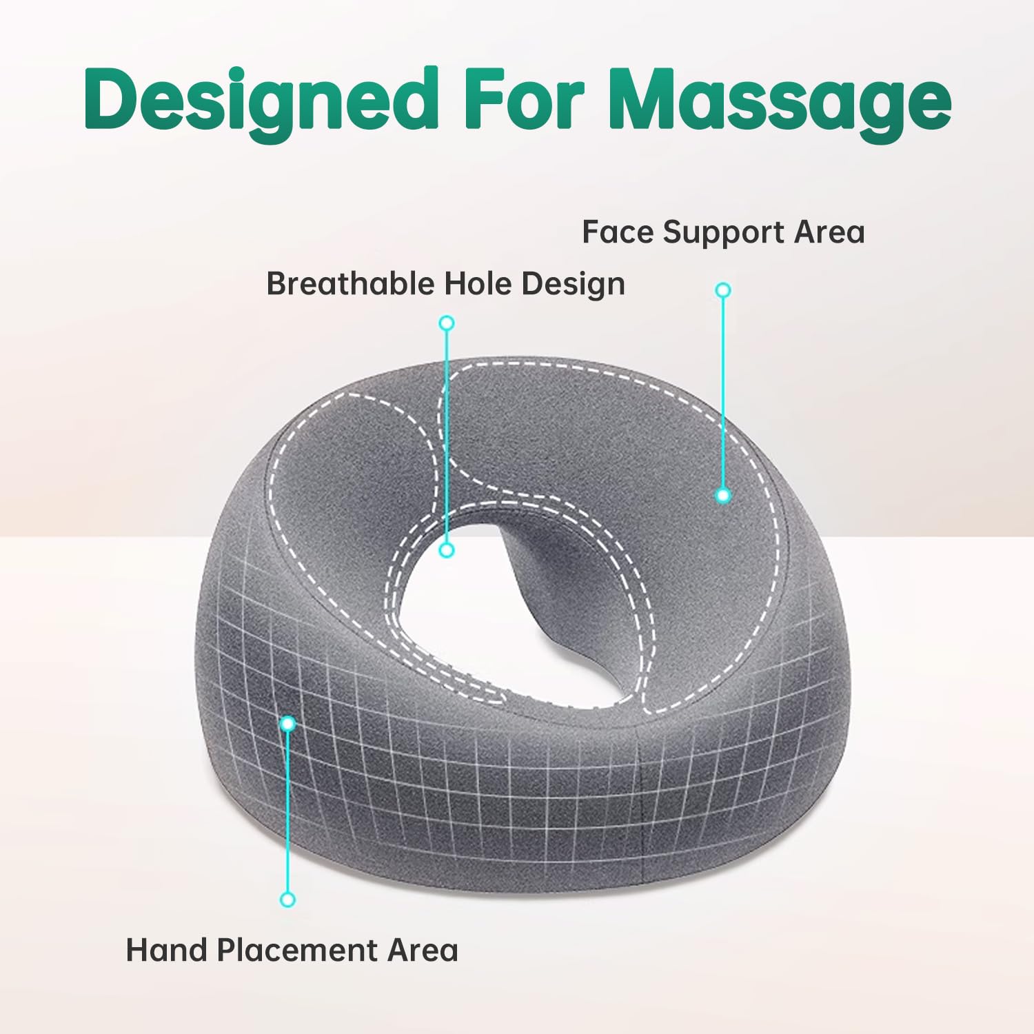 MOONYOOY breathable soft cover keeps skin cool during use.