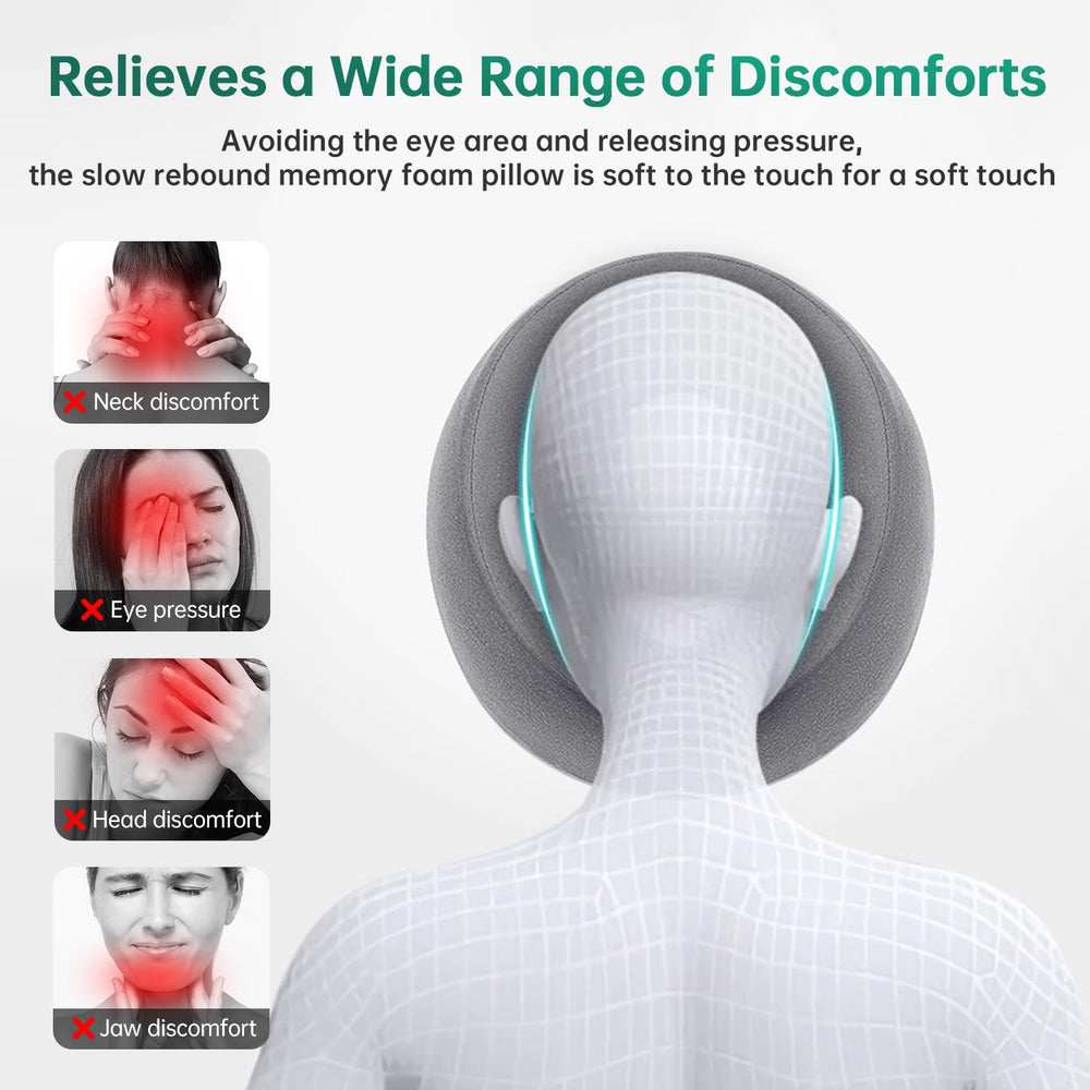 MOONYOOY portable face-down pillow ideal for travel.