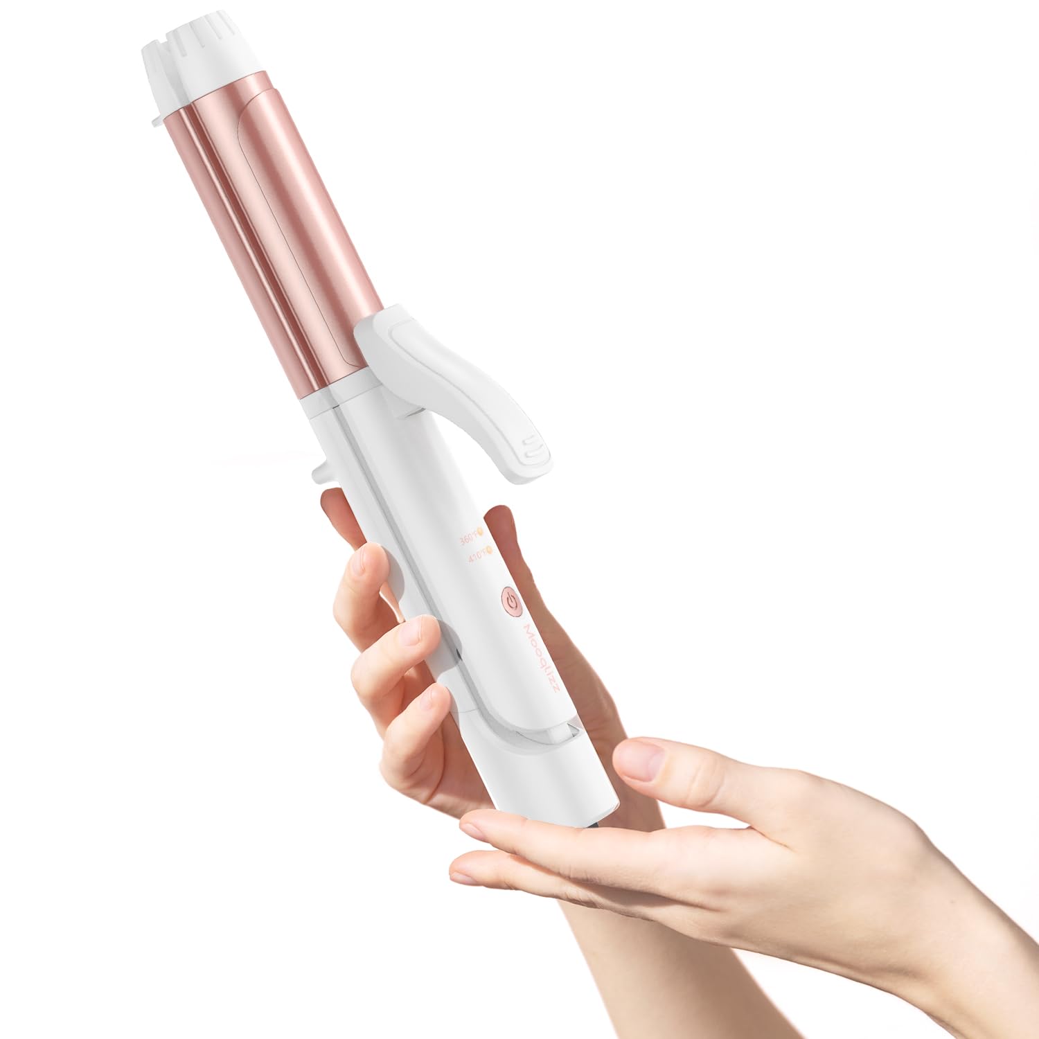 Mooqlizz dual voltage mini curling iron for worldwide travel styling