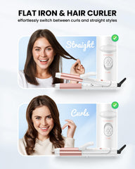 Mooqlizz adjustable temperature 360 to 410 degrees for diverse hair types