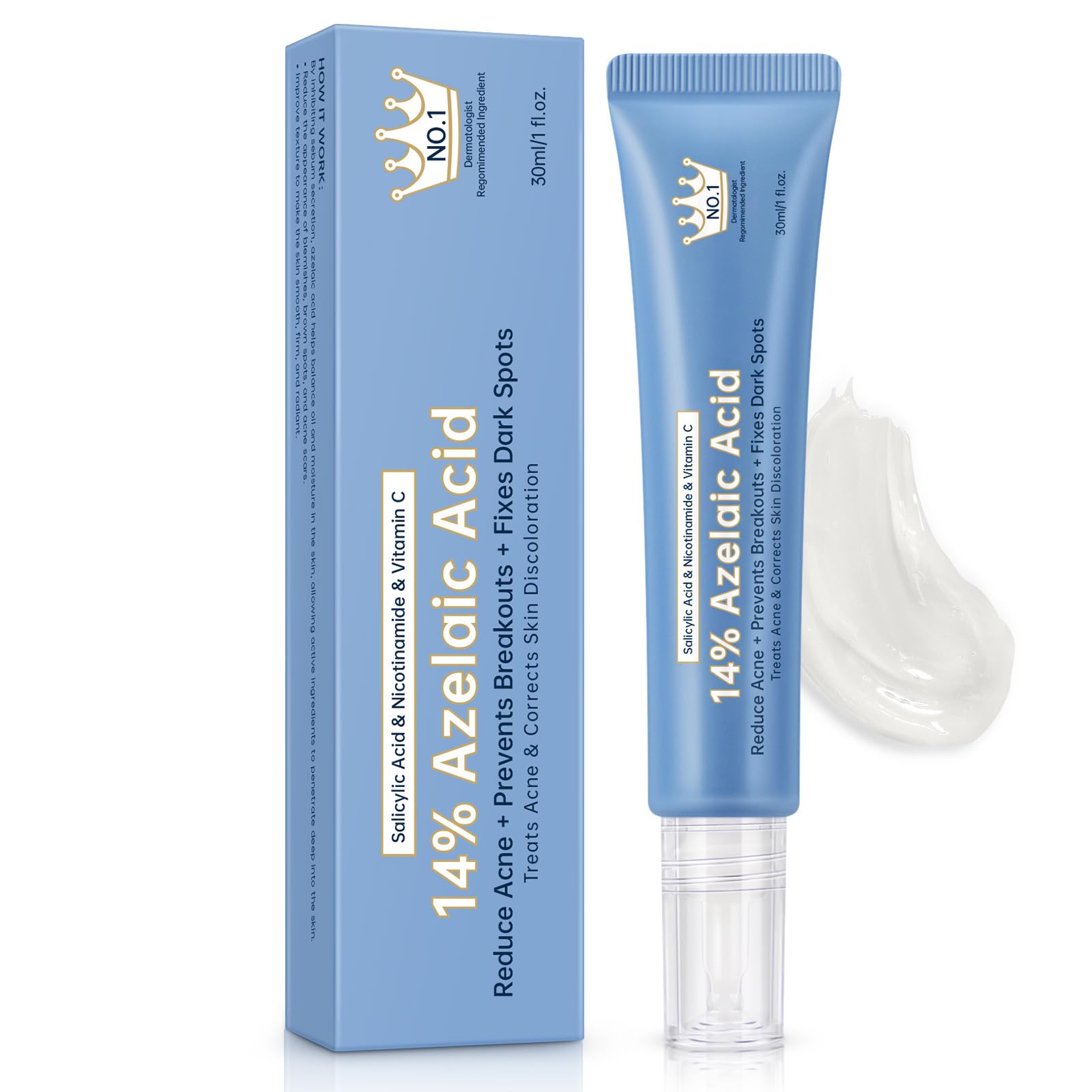 Mopayzer crema ácido azelaico 14% en bote: calma irritación y suaviza imperfecciones.