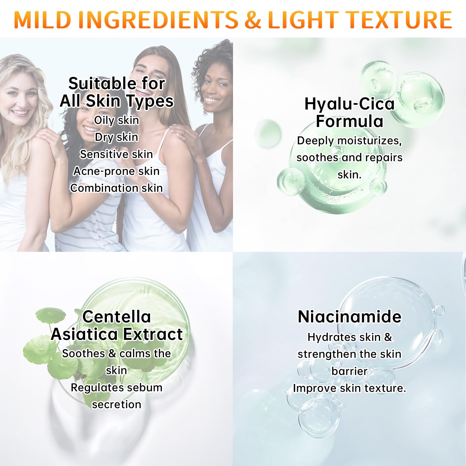 Mopayzer No White Cast formula leaves skin natural and smooth