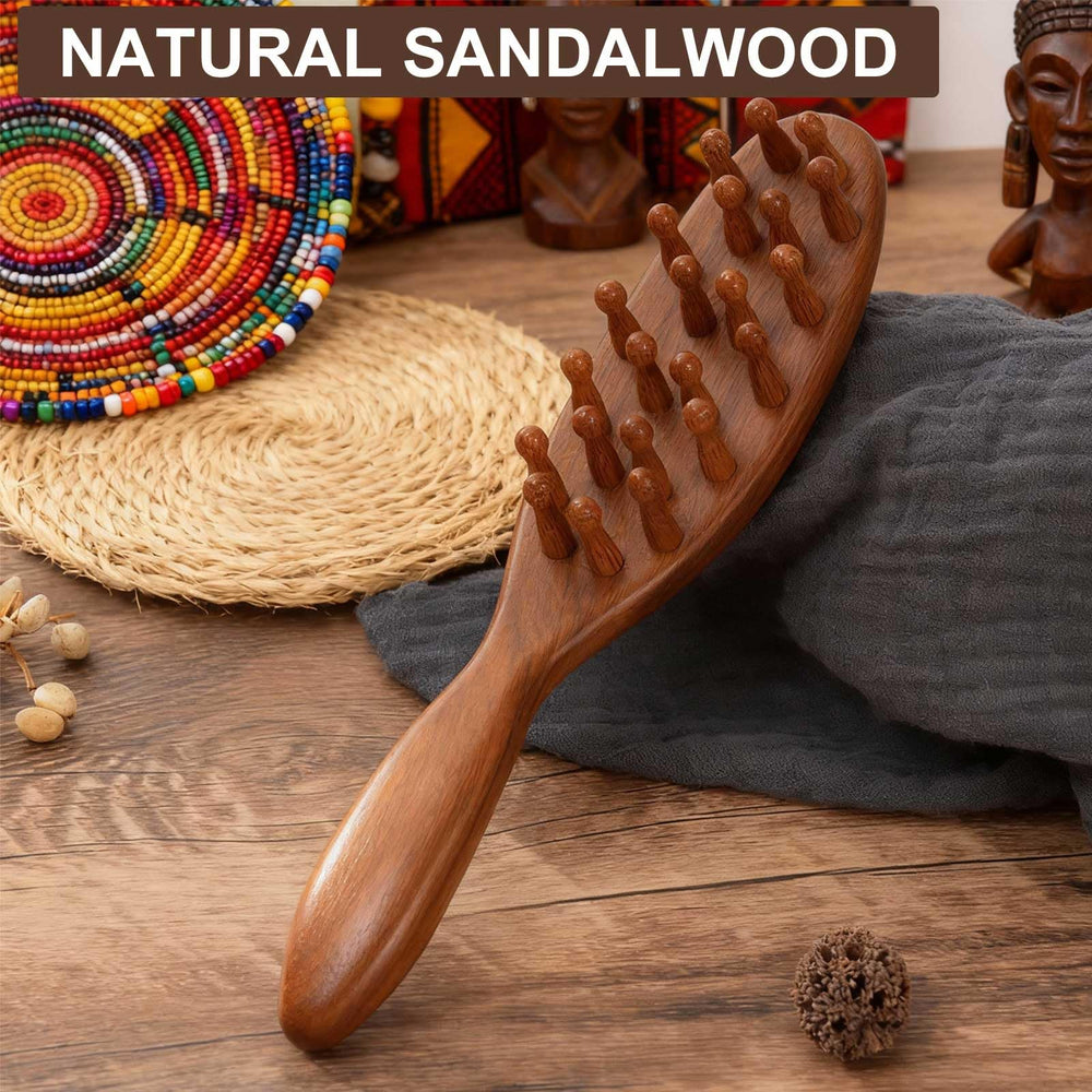 Moreinday gift wooden comb presents thoughtful hair care for family.
