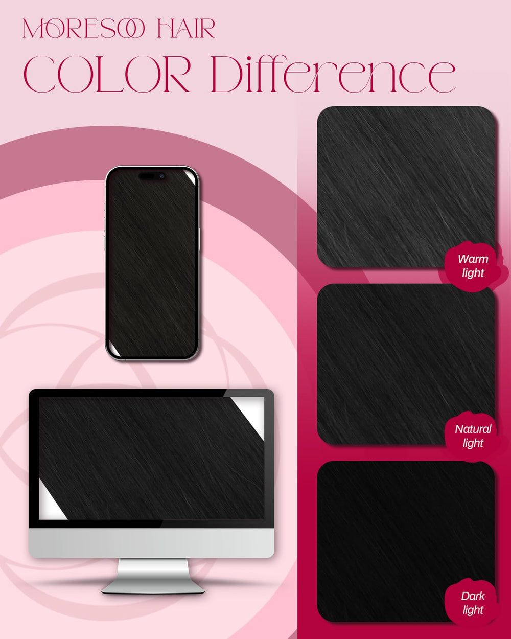 Shade can darken up to two levels for blending with natural hair