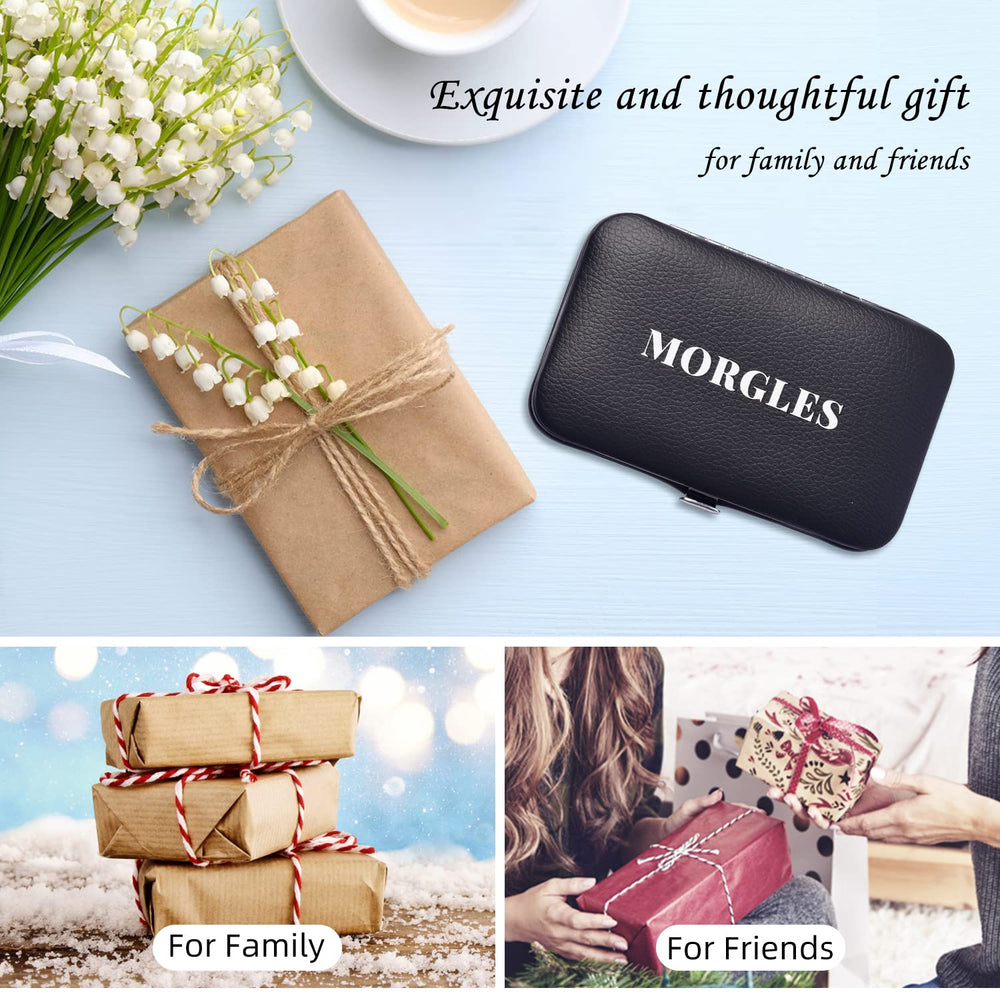 MORGLES curved scissors and comb tweezers for detailed grooming