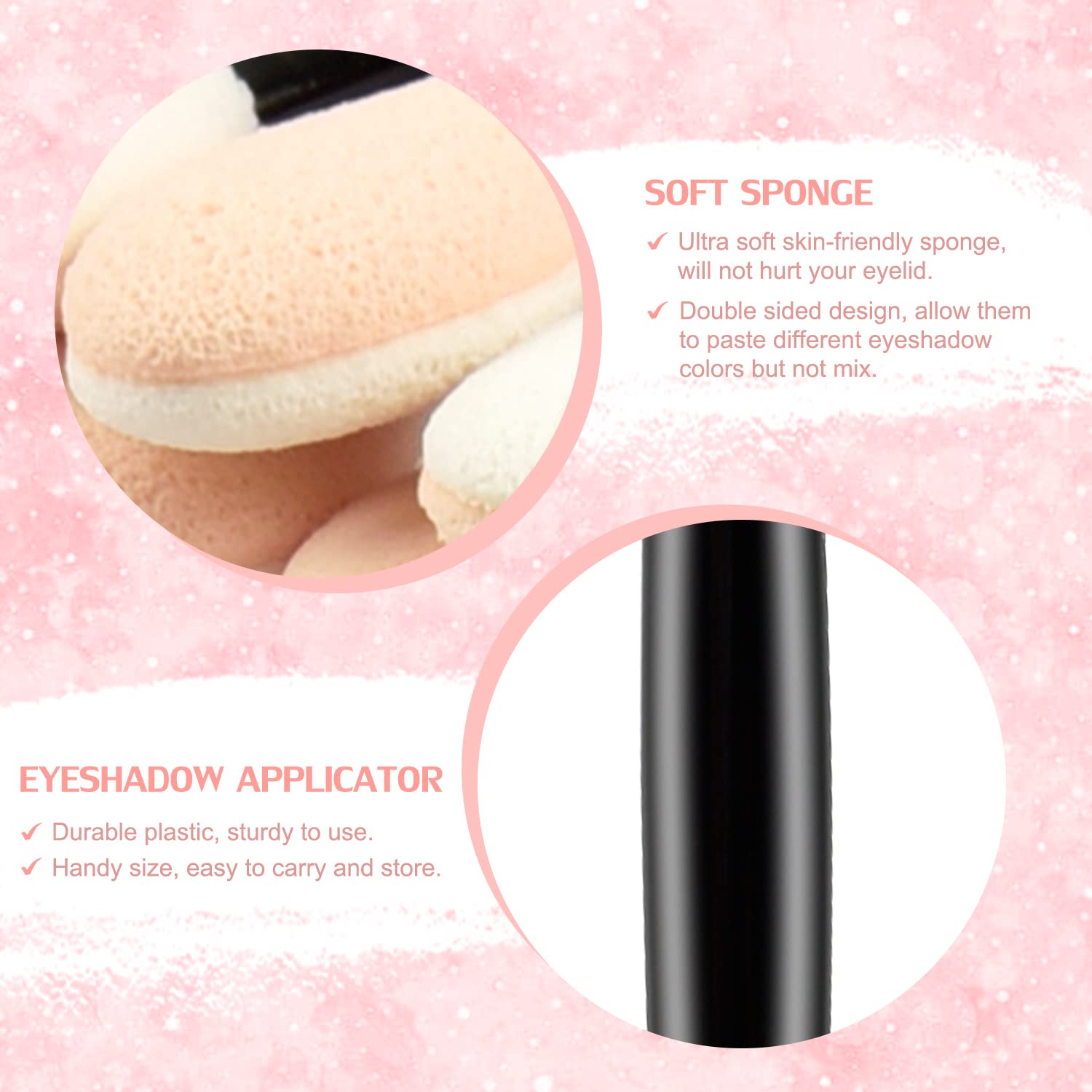 MORGLES dual ended tips close up showing skin friendly sponge tips for smooth color pickup