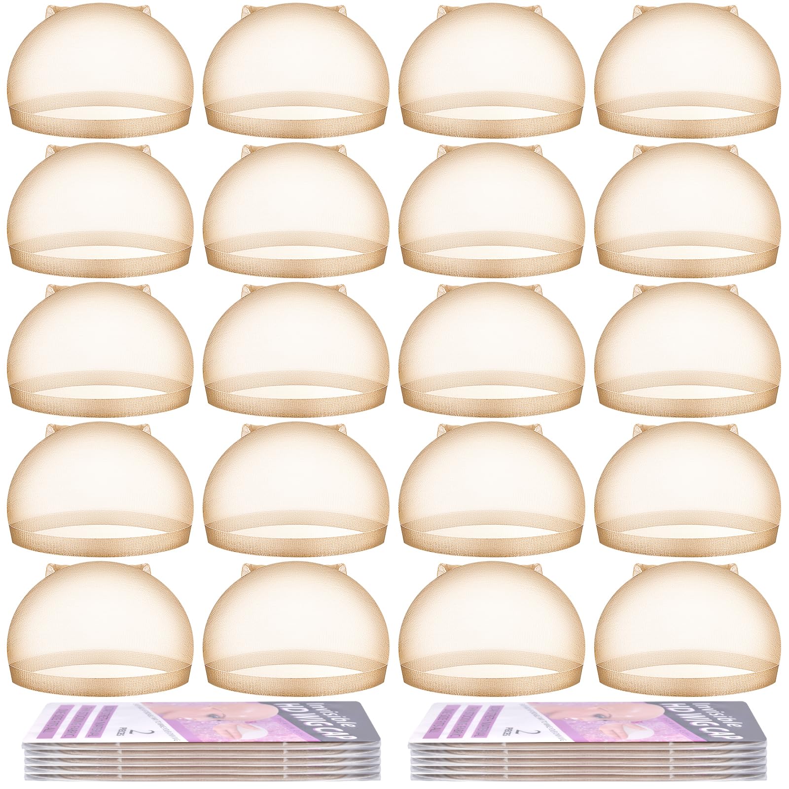 MORGLES HD wig cap, transparent and ultra-thin for discreet wear.