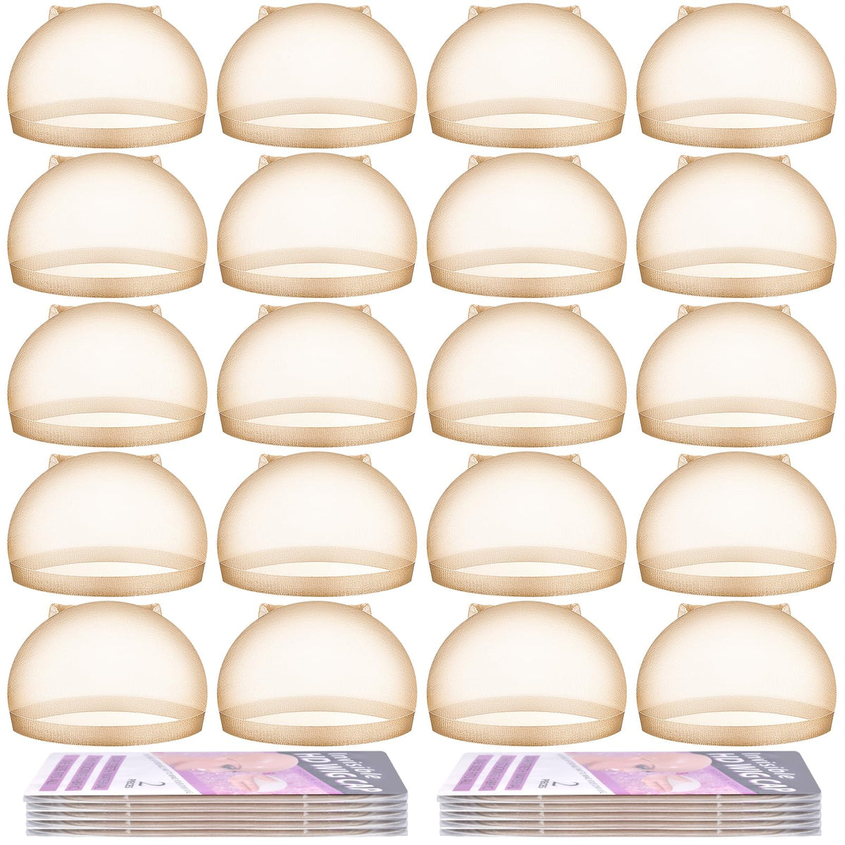 MORGLES HD wig cap, transparent and ultra-thin for discreet wear.