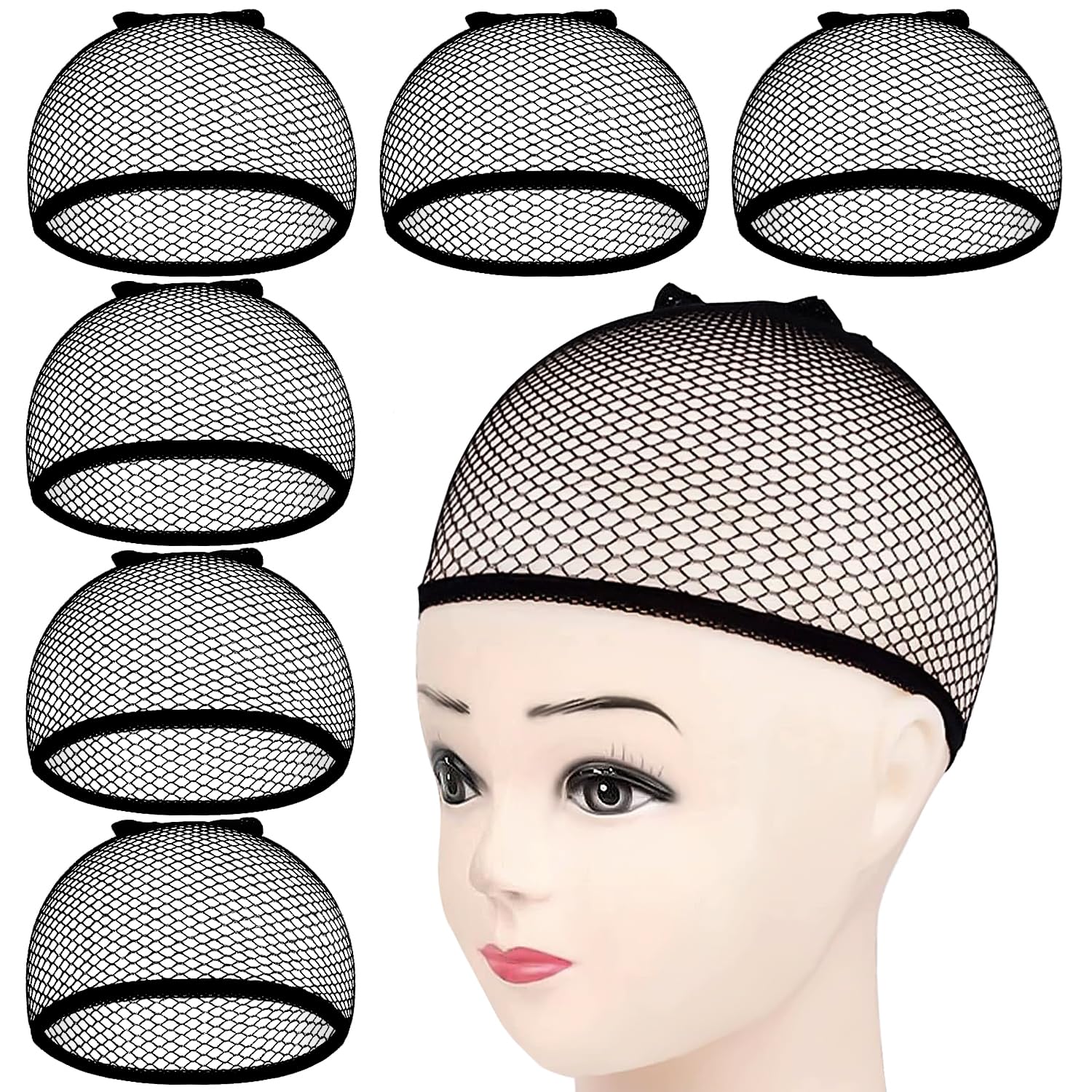 MORGLES wig cap non-slip mesh close end for secure wig wear and comfort.