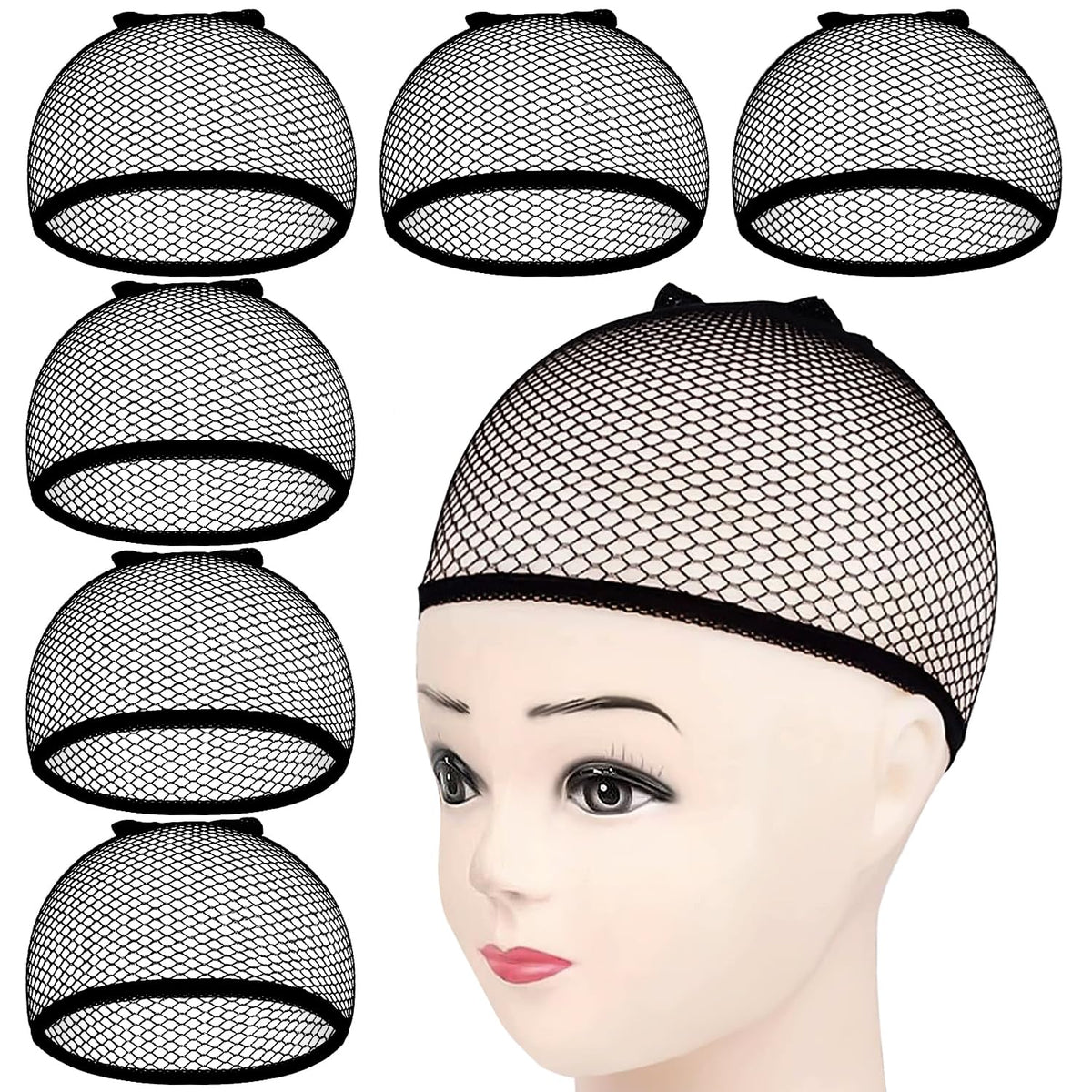 MORGLES wig cap non-slip mesh close end for secure wig wear and comfort.