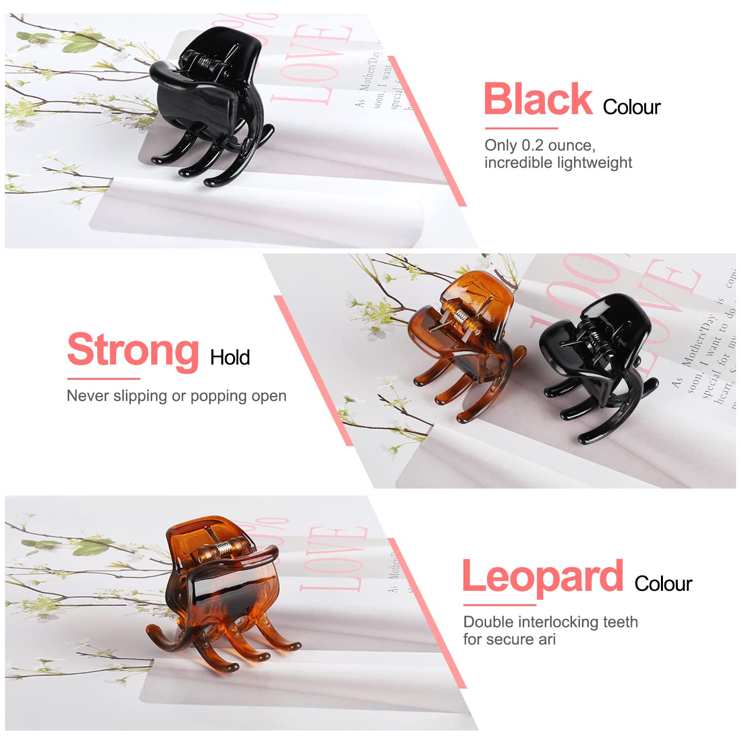 Morhom Clip Jaw regalo práctico para mujeres y niñas