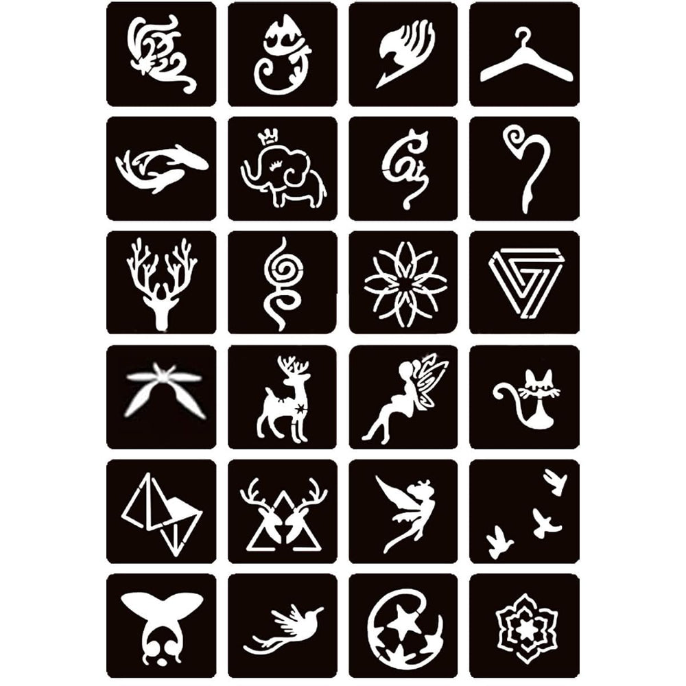 Par de plantillas para manos Moricher para diseñar motivos únicos.