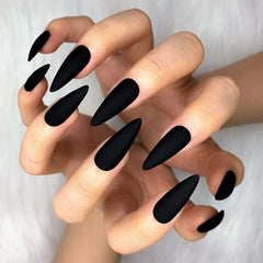 Morily set de 24 uñas falsas con diferentes tallas para ajuste perfecto.
