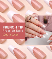 Morily thicker material for sturdier French-tip nails.