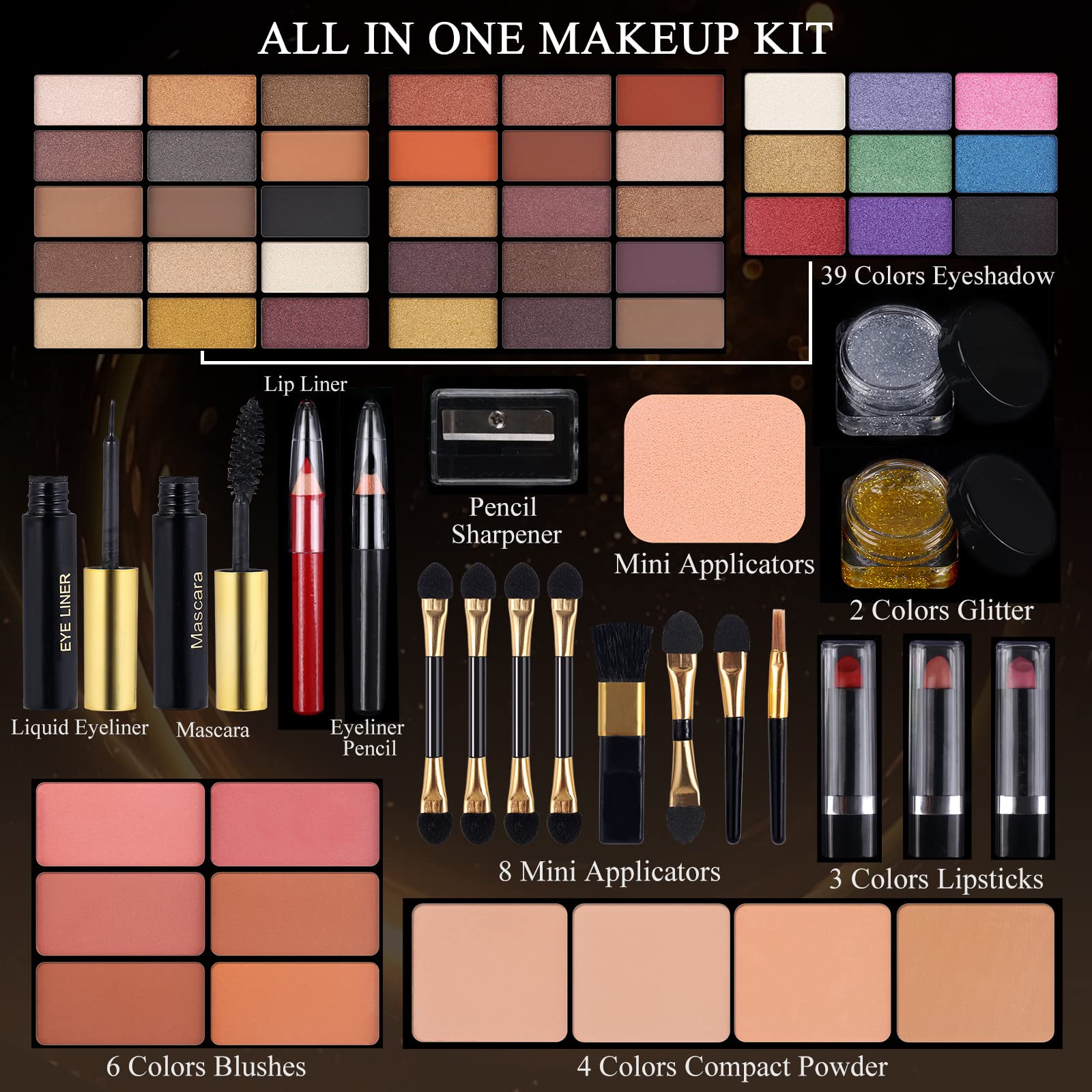 MORNECA eyeshadow palette collection with 69 shades for versatile day-to-night looks.