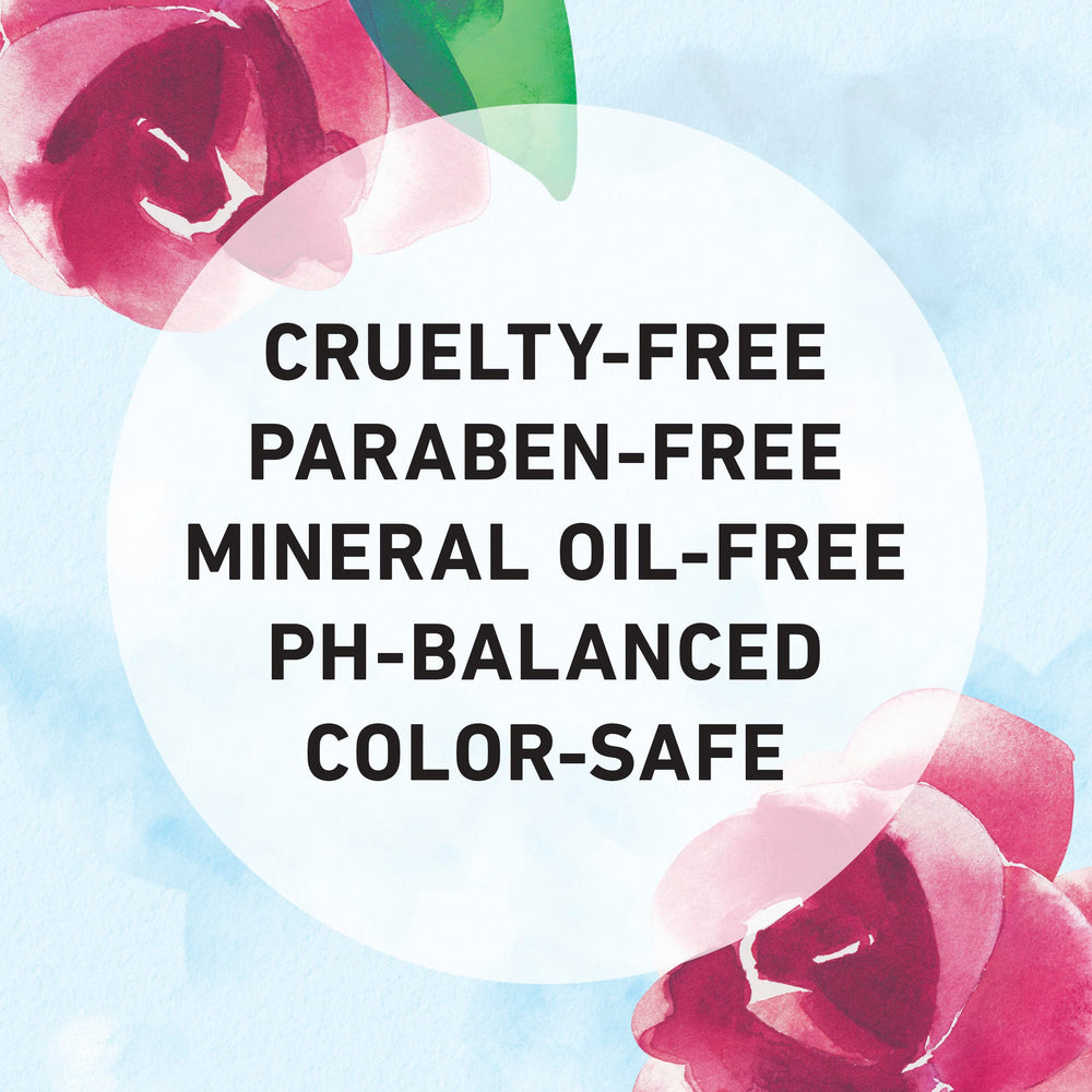 Fragrant Moroccan rose notes from Herbal Essences Color Me Happy conditioner