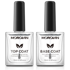 Morovan base capa transparente en bote, acabado claro y duradero.