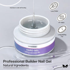 Brocha Morovan para aplicación suave y uniforme del gel builder