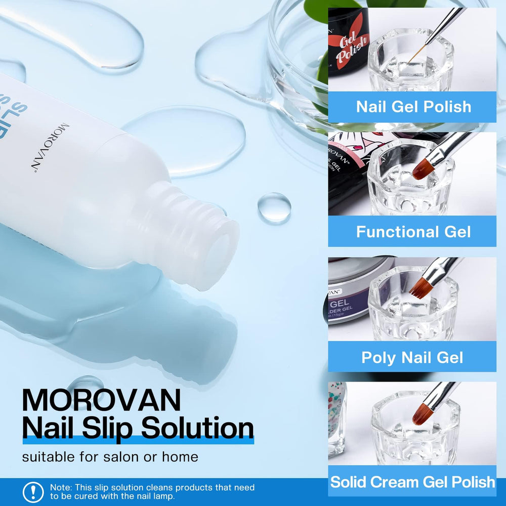 Morovan clips para uñas aseguran las formas para un acabado limpio.