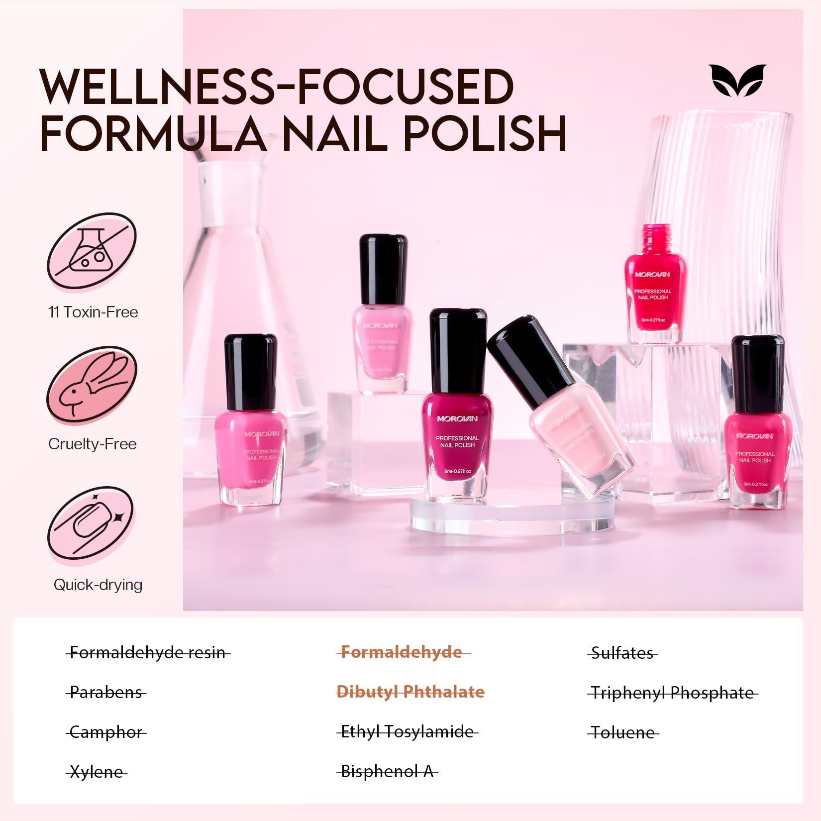 Morovan Esmalte Fucsia: color intenso para looks audaces