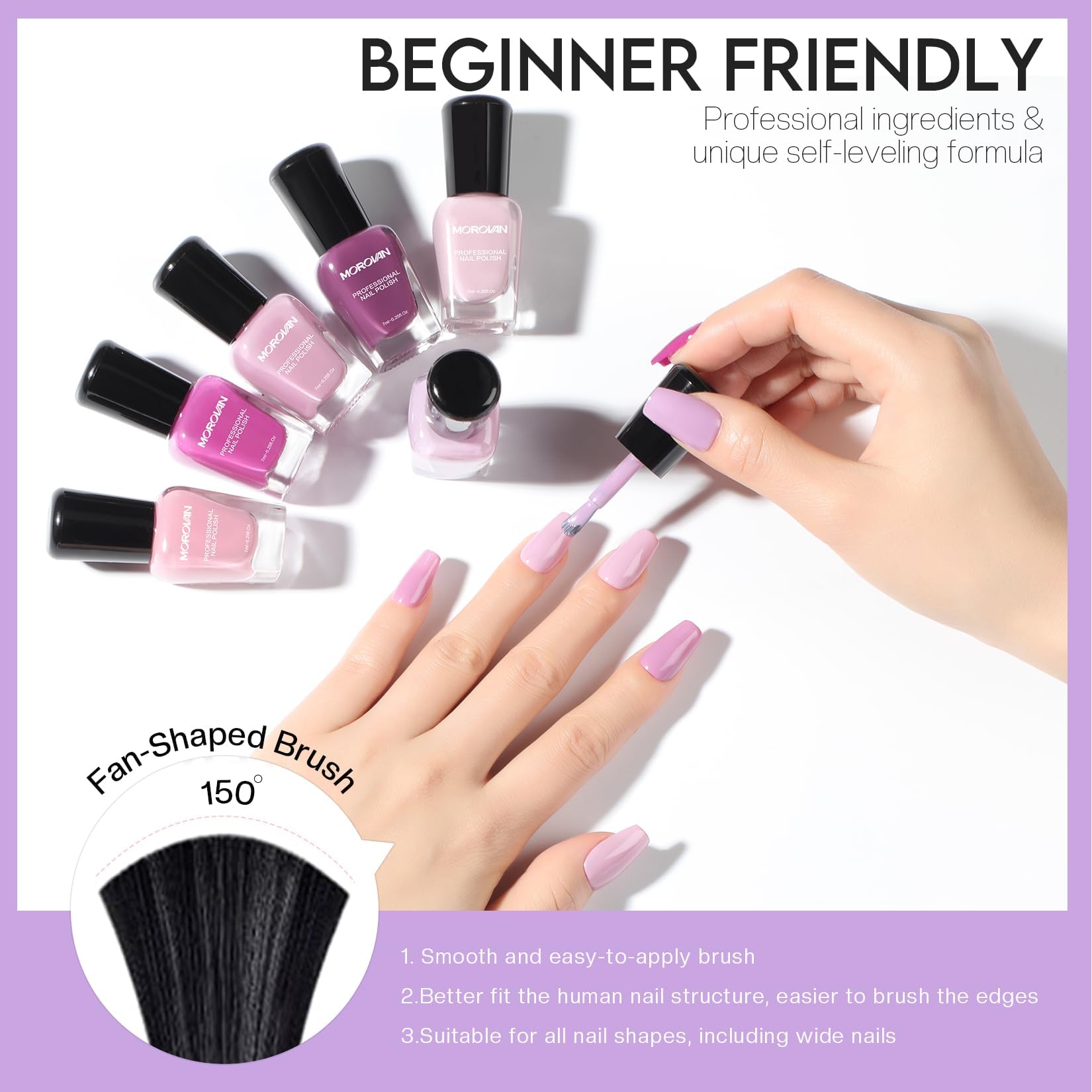 Morovan Esmalte regalo ideal para mujeres amantes de uñas.