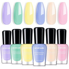 Morovan Esmaltes Pastel Macaron en set para looks primaverales