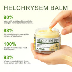 Morovan face sensitive skin application shows ultra gentle care for delicate areas.