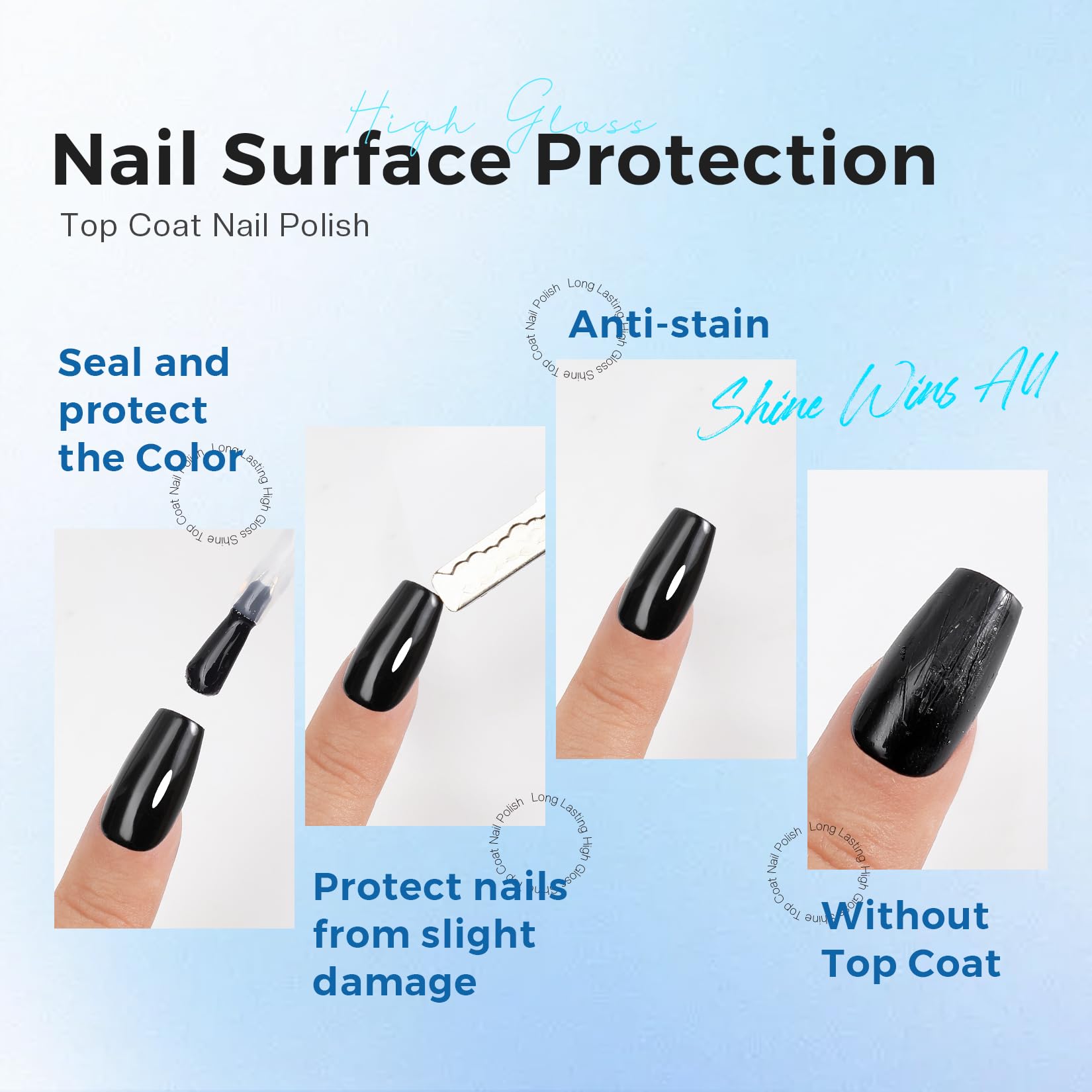 Morovan long-lasting shine up to 16 days, protects color.