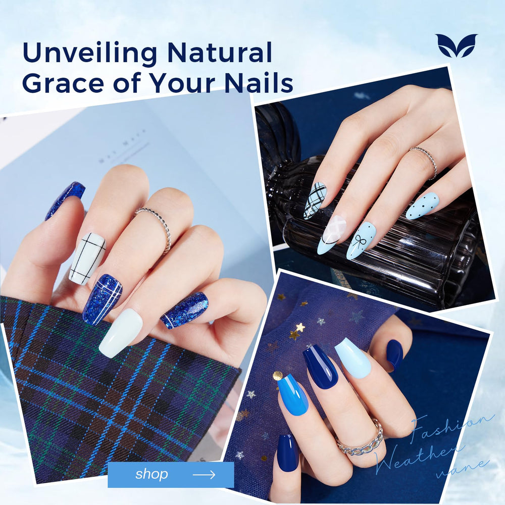 Morovan navy blue polish delivers long-lasting color with easy removal