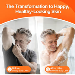 Morovan Persimmon, durante la ducha, limpia el cuerpo y reduce olores.