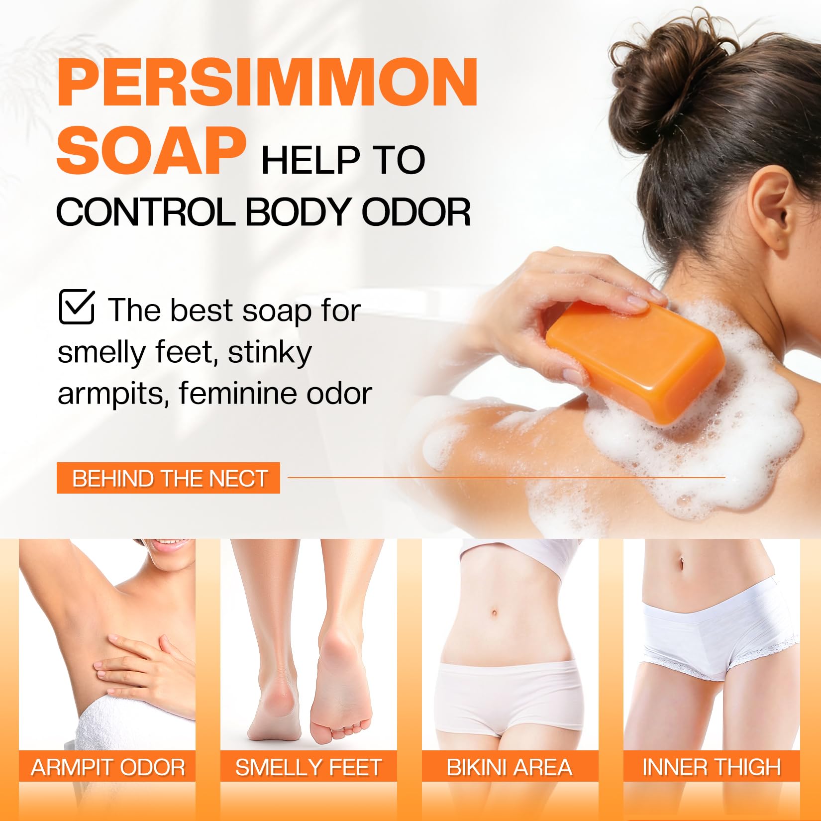 Morovan Persimmon, uso en mano, desodoriza de forma natural.
