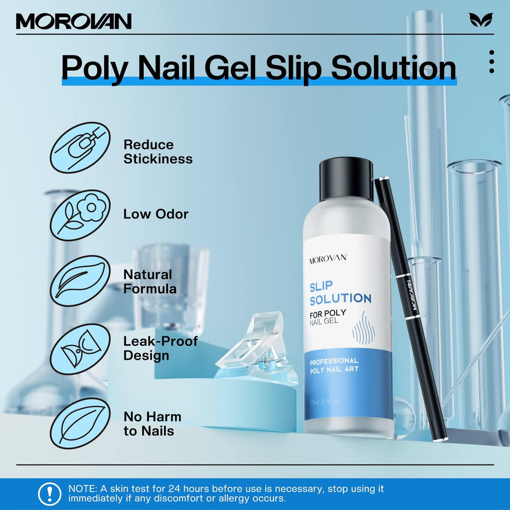 Morovan pincel de extremo doble para esculpir PolyGel con precisión.