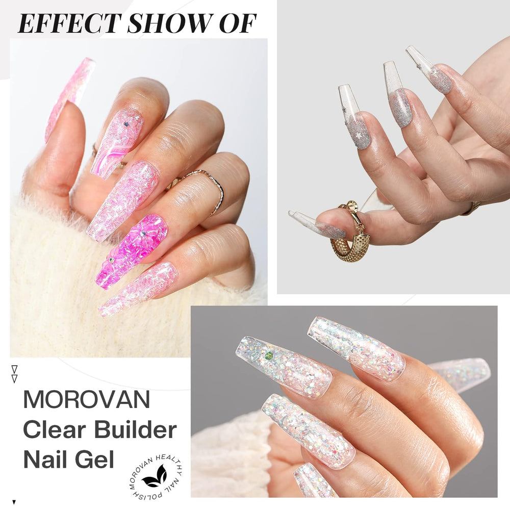 Uso profesional y personal con Morovan para UV, acrílico o natural
