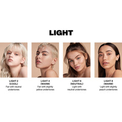 Muestra tono 6 neutral para ajuste perfecto a la piel.