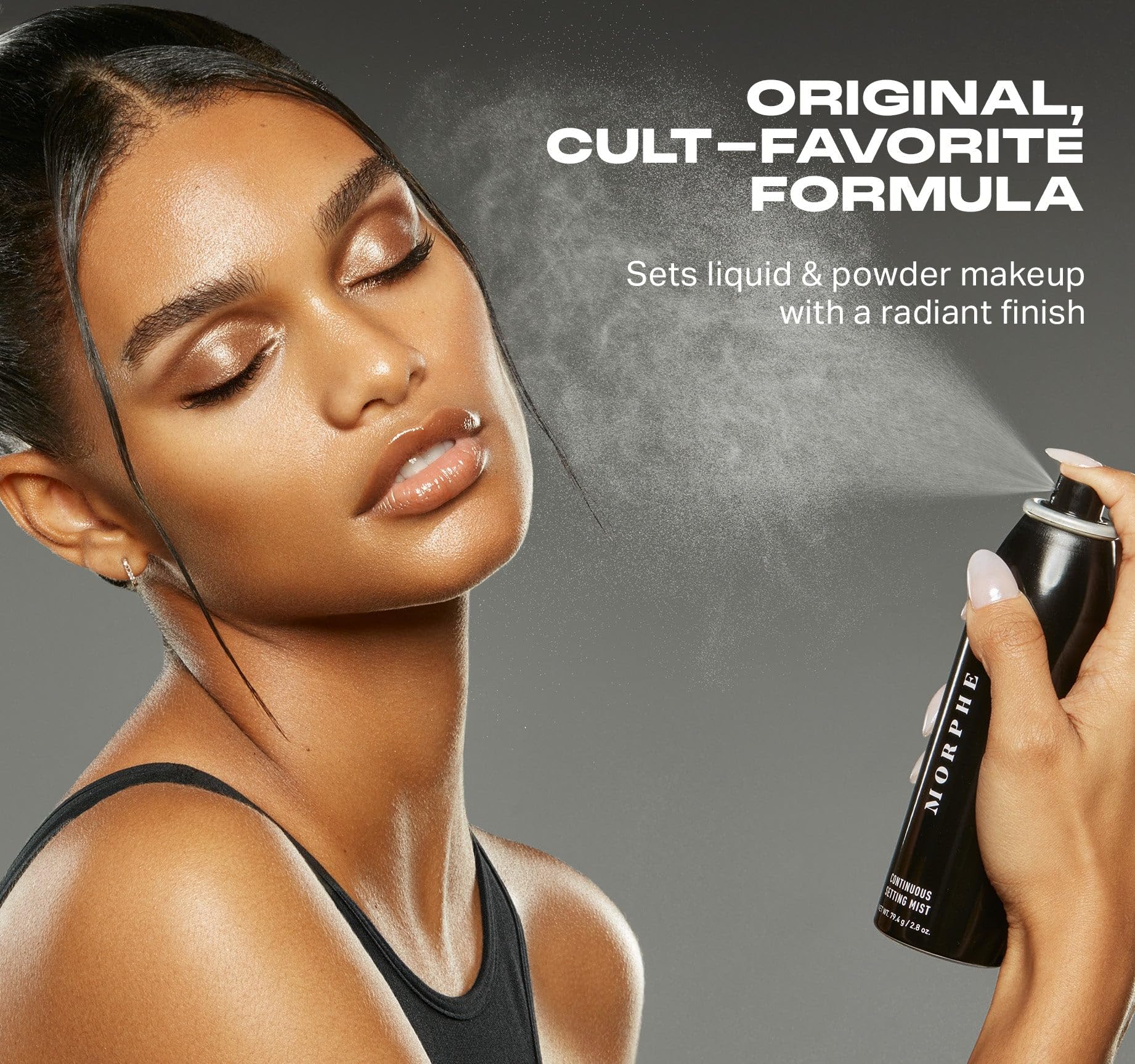 MORPHE Continuous Setting Mist micro-fine mist for feather-light setting