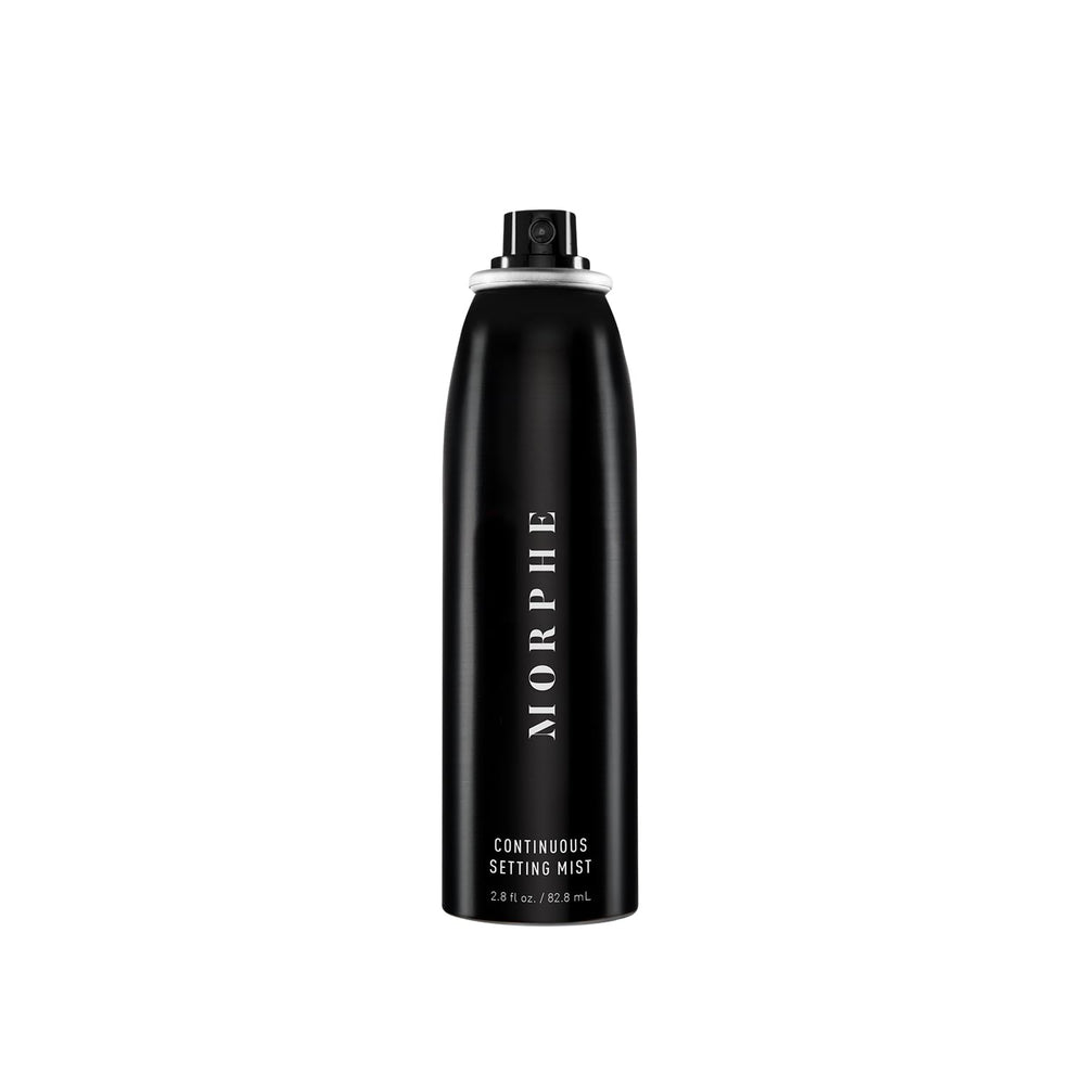 MORPHE Continuous Setting Mist spray action demonstrating even, controlled application