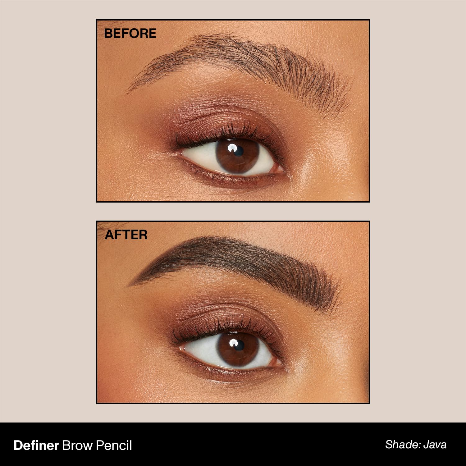 Morphe Definer lápiz cejas deslizamiento suave para rellenar con naturalidad.