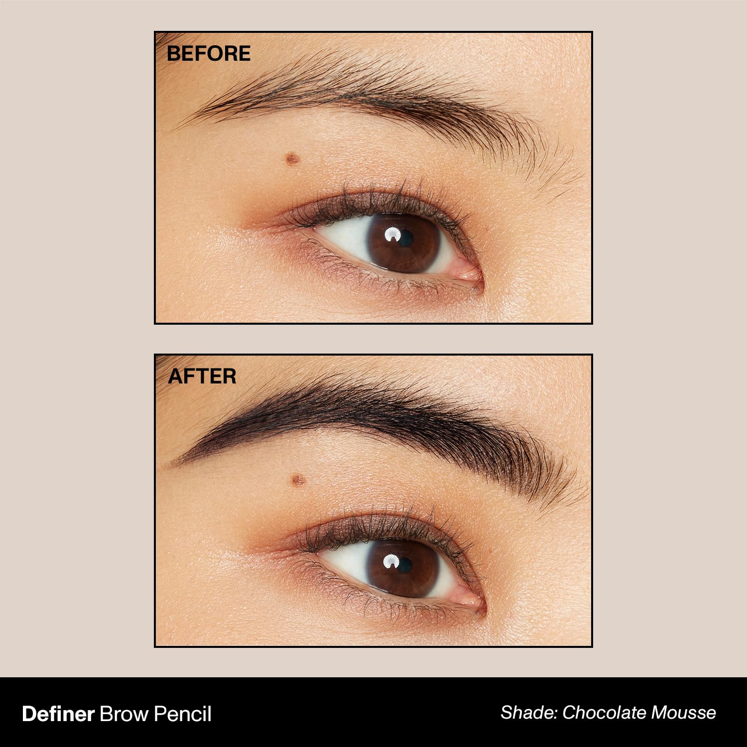 MORPHE Definer spoolie cepillo difumina cejas para acabado suave.