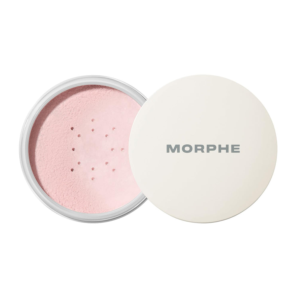 MORPHE Jumbo Bake Set polvo rosa iluminador para un acabado suave y luminoso