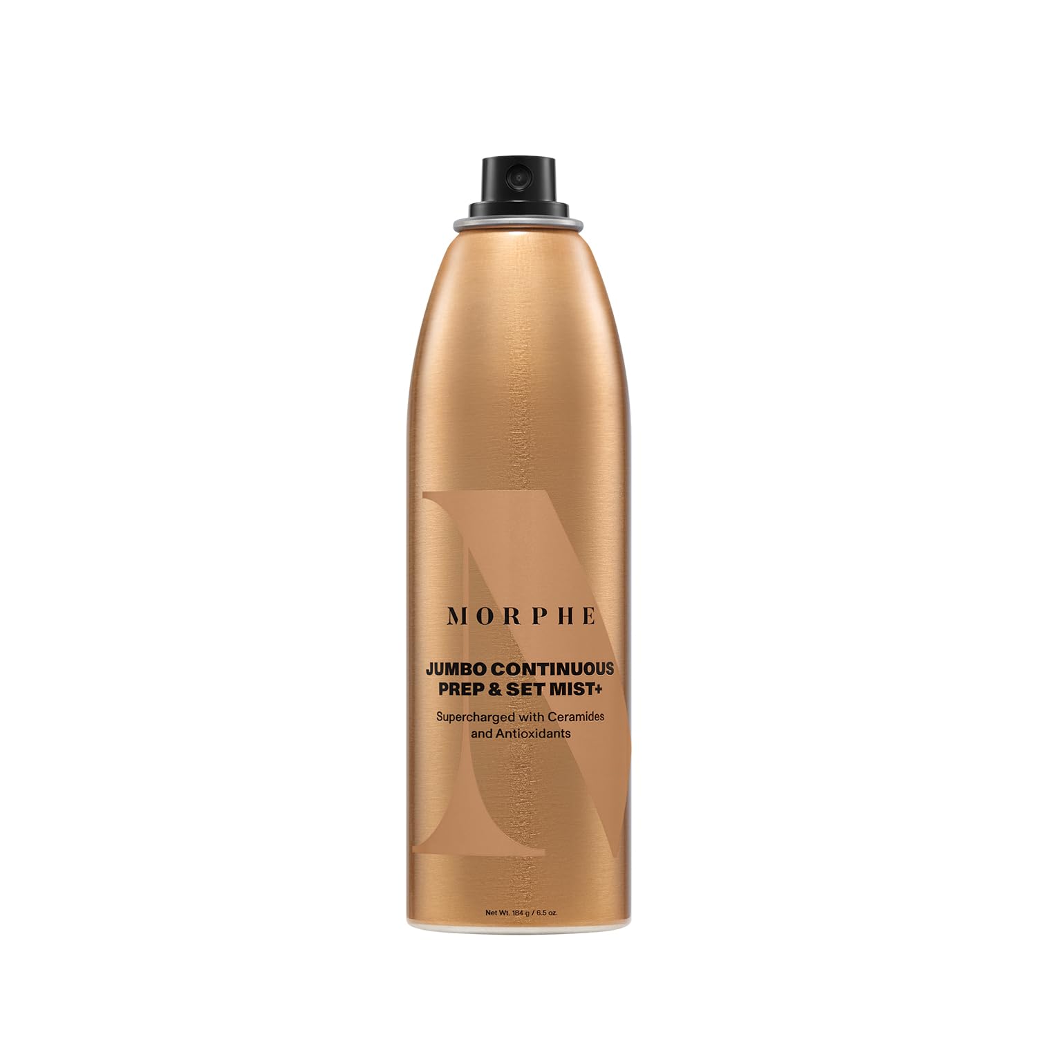 MORPHE mist spray action delivering a fine, even layer for makeup longevity