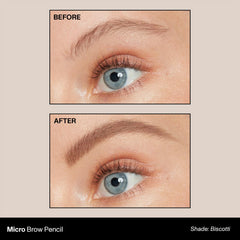 MORPHE Lápiz cejas con cepillo difuminador para mezclar y dar forma
