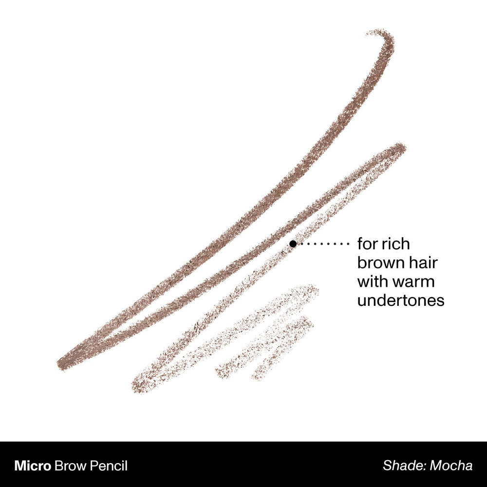 Mecanismo retráctil MORPHE Micro Dual Eyebrow facilita aplicación suave.