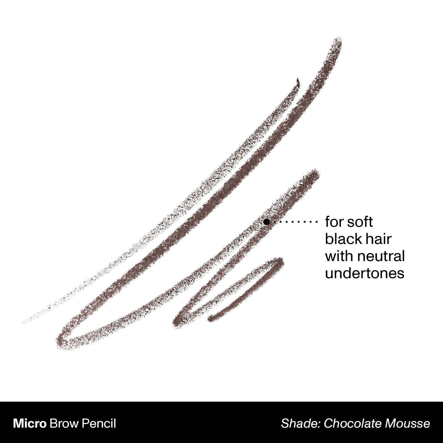 MORPHE Lápiz de cejas retráctil para aplicación suave y sin tirones.