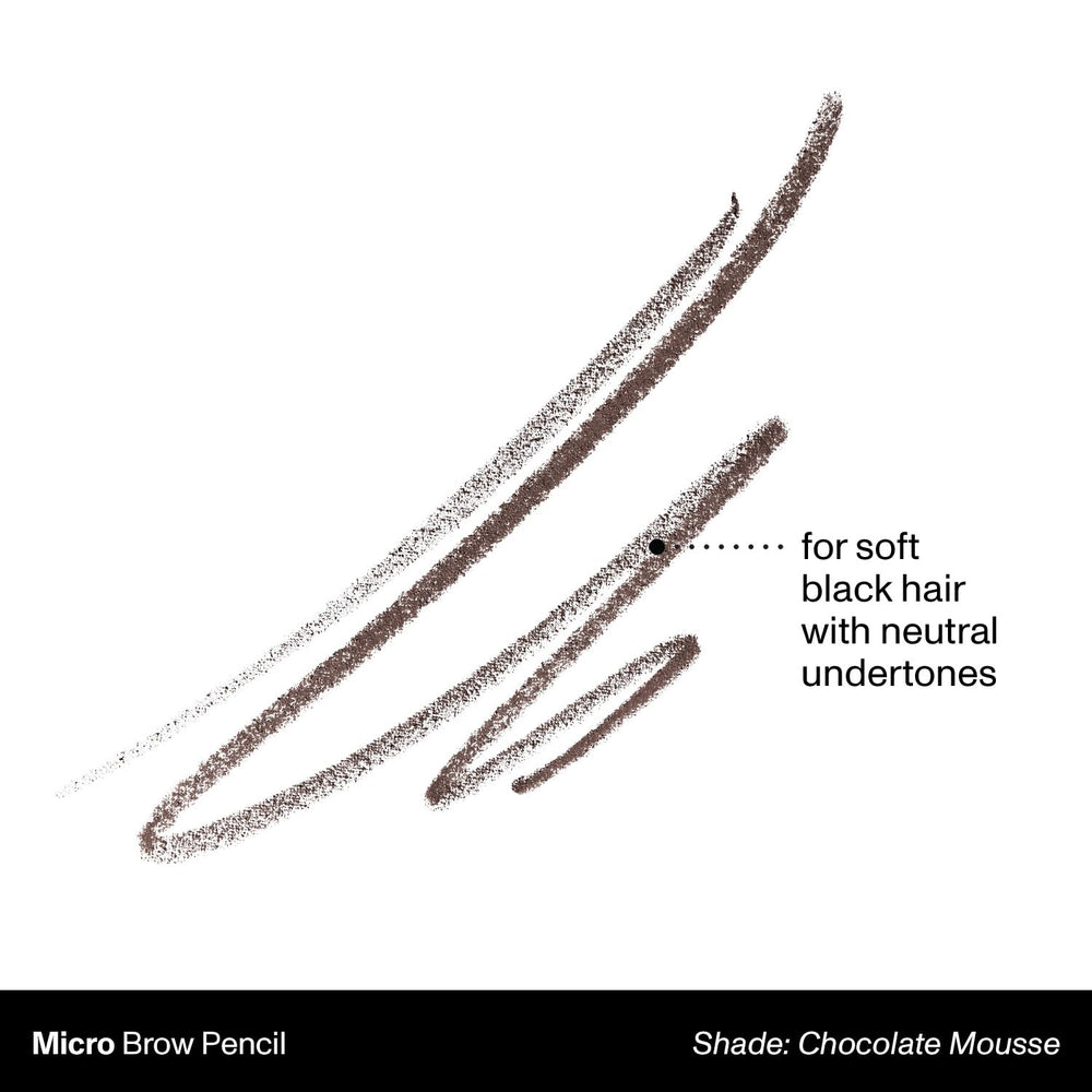 MORPHE Lápiz de cejas retráctil para aplicación suave y sin tirones.