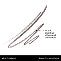 MORPHE Lápiz de cejas retráctil para aplicación suave y sin tirones.