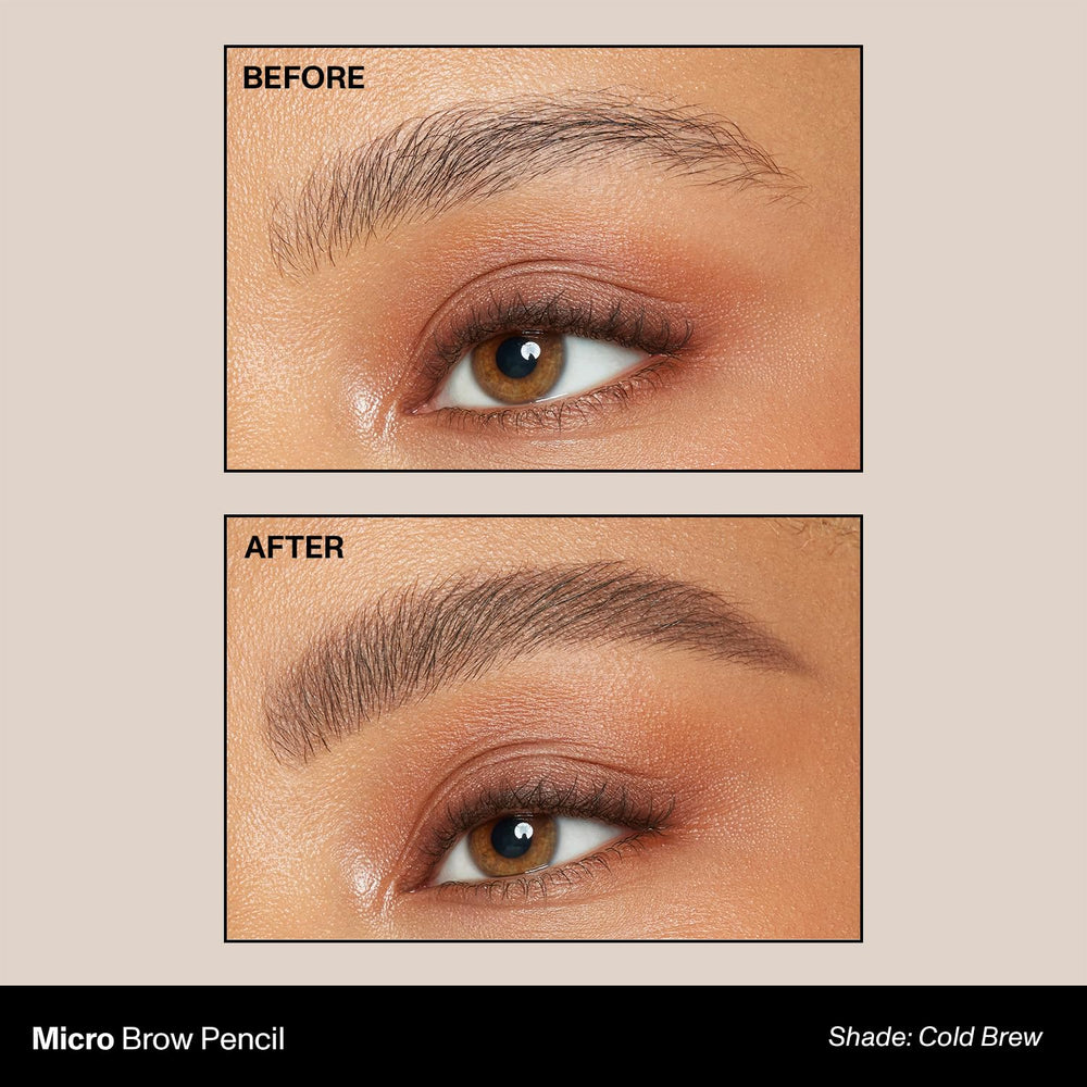MORPHE Micro Dual Eyebrow Pencil: cepillo espiral para difuminar.