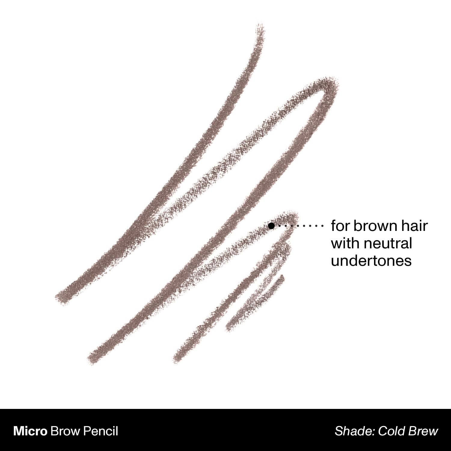 MORPHE Micro Dual Eyebrow Pencil: tono Cold Brew para cejas naturales.